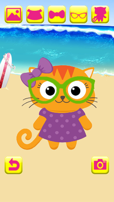 Cat Salon Games Dressing Up For Children Girl screenshot 2