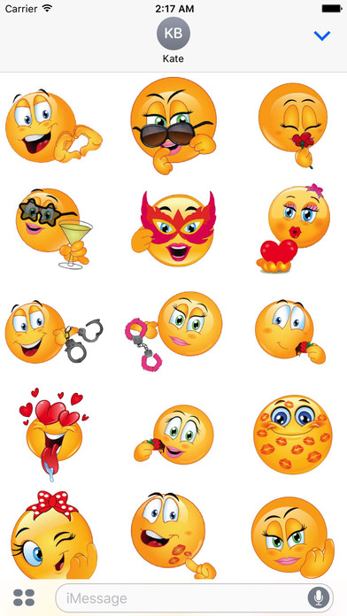 Adult Naughty Emoji Stickers screenshot 4