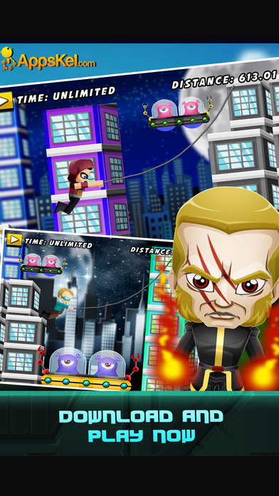 Super-Hero War Justice 2: Rope Swinging Games screenshot 4