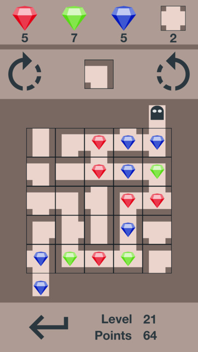 Gem Stealer - a maze/puzzle game with diamonds screenshot 4