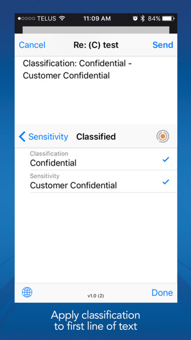 TITUS Classification for Mobile screenshot 3