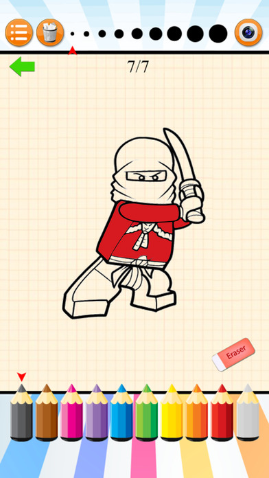 How to Draw and Coloring for Lego Ninjago screenshot 2