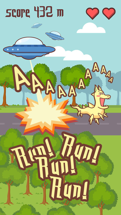 Dino Escape UFO screenshot 2