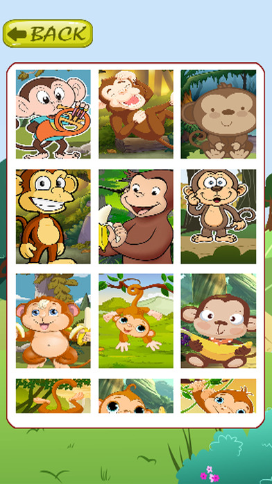 Monkey Cartoon Jigsaw Puzzles Games Edition screenshot 2