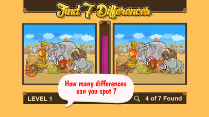 Find Differences Game For Lovely Animals screenshot 3