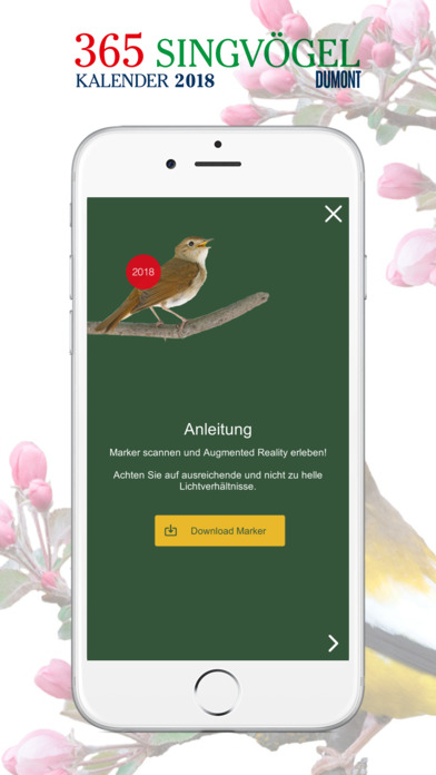 365 Singvögel 2018 – DuMont Kalender screenshot 2