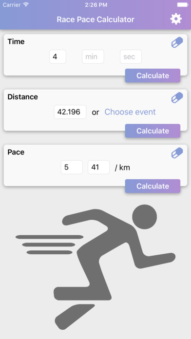 Race Pace Calculator screenshot 3