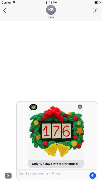 Clay Christmas Countdown Widget screenshot 2
