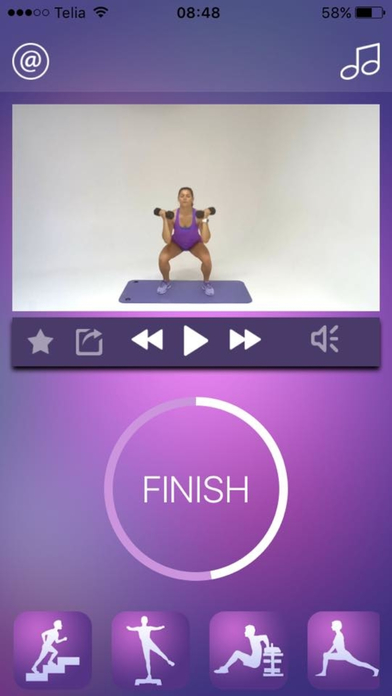 Dumbbell Workout- Free Weights Training Exercises screenshot 3