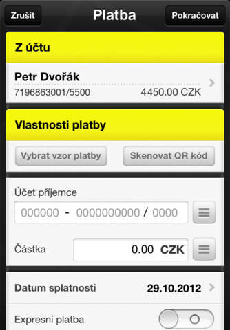 Raiffeisenbank CZ - Mobilní eKonto Finance Mobilní Ekonto