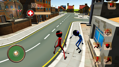 Stickman Ninja War Extreme Fight 3D screenshot 2