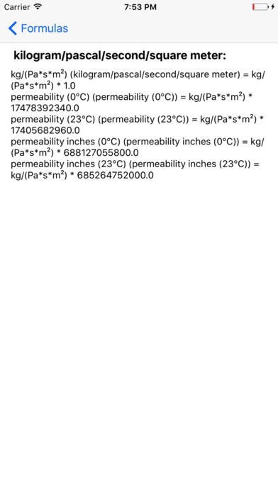 Permeability converter screenshot 4