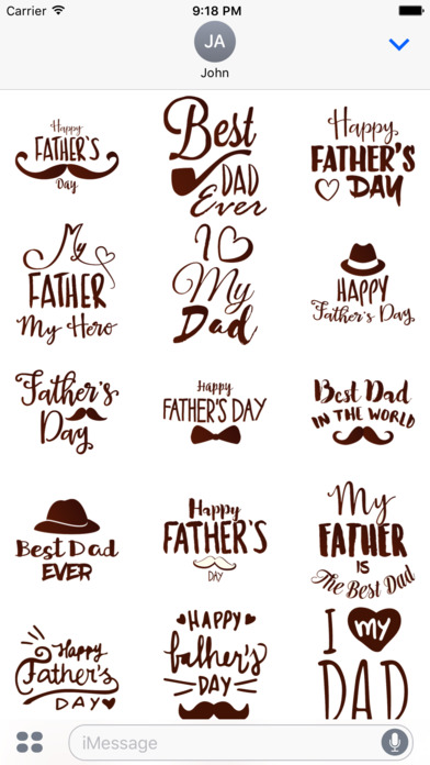 Father's Day Sticker screenshot 3