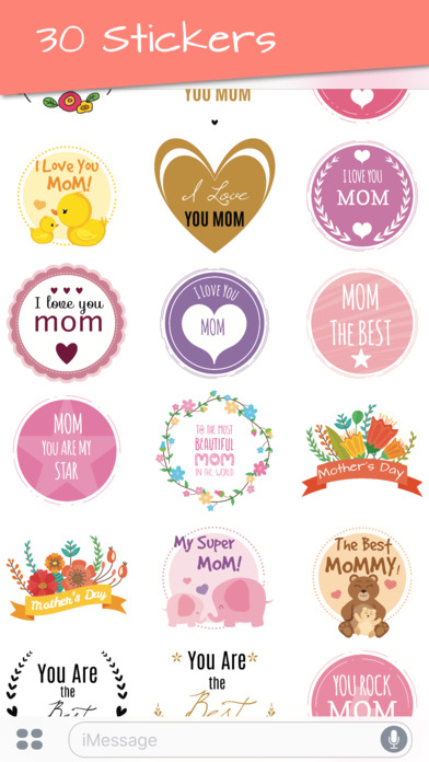 Mother's Day 2018 Stickers screenshot 2