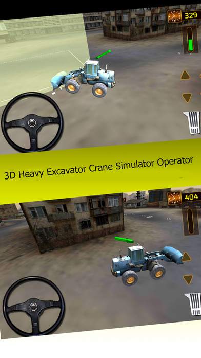 3D Heavy Excavator Crane Simulator Operator screenshot 2