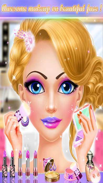Rainbow Makeup Me Hair Salon screenshot 2