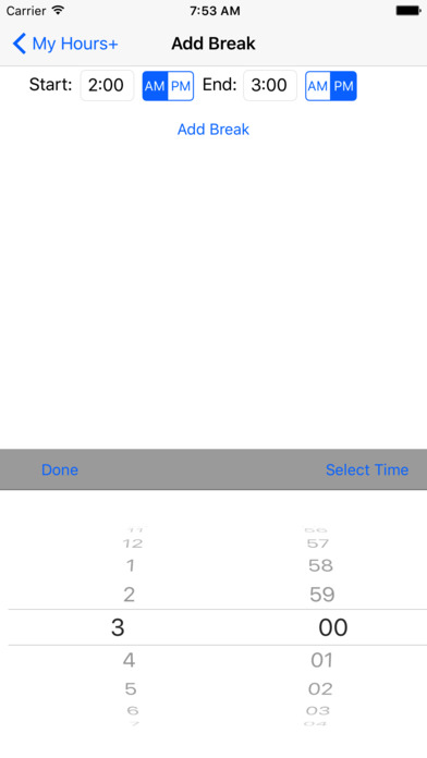 Hours+ Timesheet - Hours Calc screenshot 2