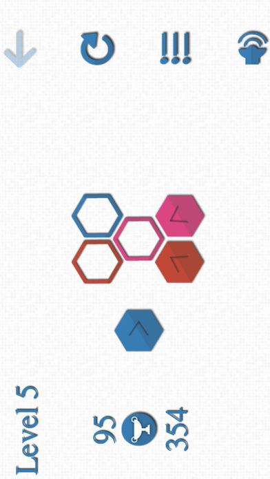 Hexagon Brain Puzzle screenshot 3