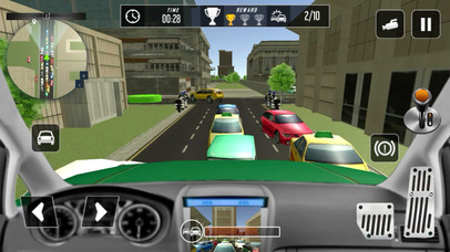 Elevated Car Driving Test: President's Taxi Driver screenshot 3