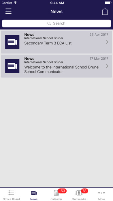 ISB School Communicator screenshot 2
