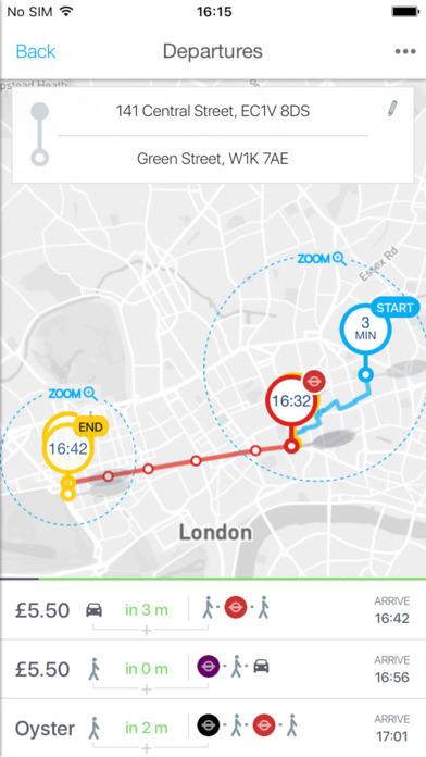 Shortcut for Uber, Tube & Rail screenshot 2