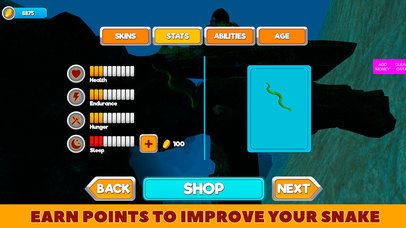Sea Serpent Snake Survival Simulator screenshot 4