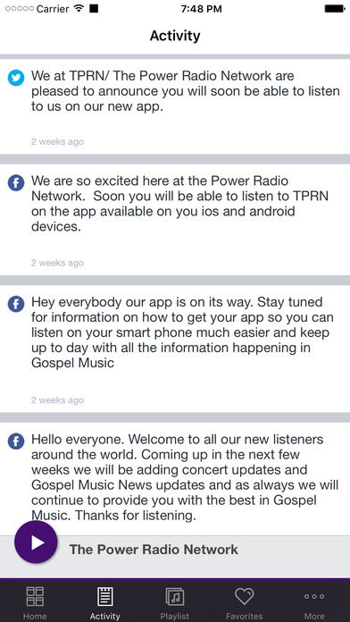 The Power Radio Network screenshot 2