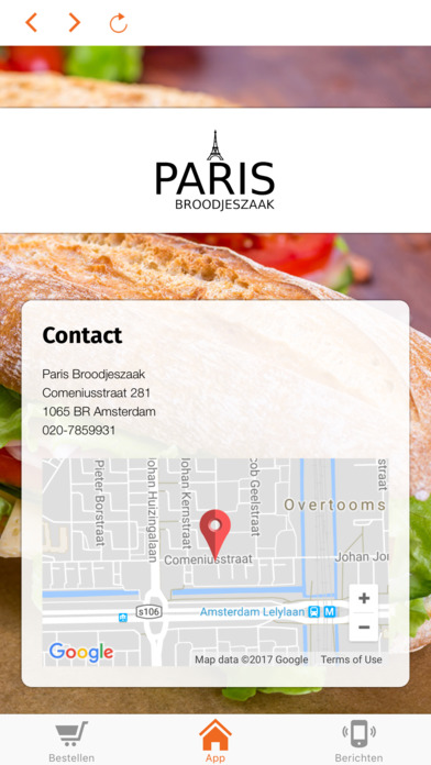Paris Broodjeszaak screenshot 2