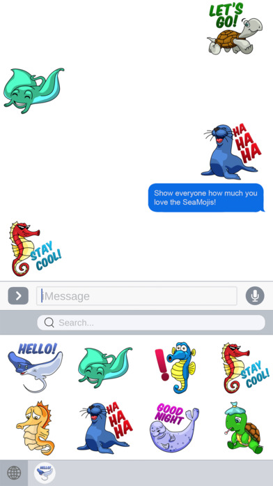Seamoji - Sea Animal Emojis screenshot 2