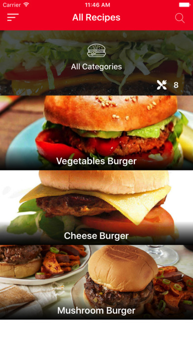 Burger Recipes screenshot 2