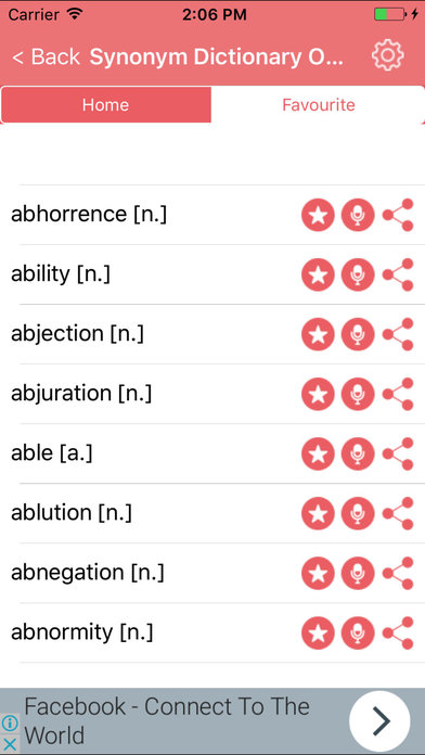 Synonym Dictionary Definitions Terms screenshot 2