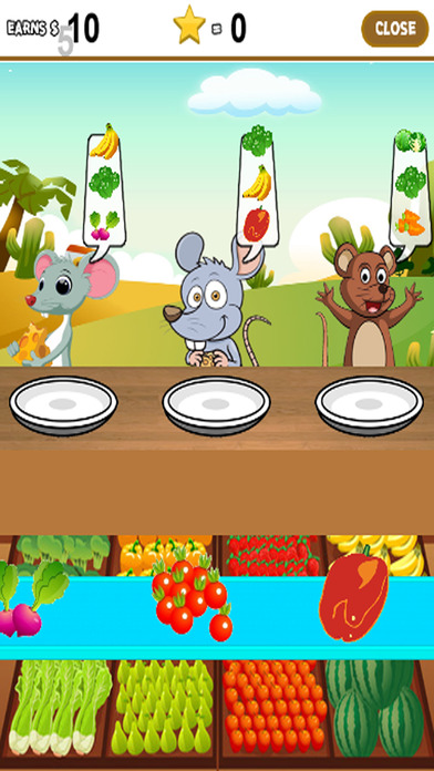 Market Mouse Fruit Games Shopping Mick screenshot 2