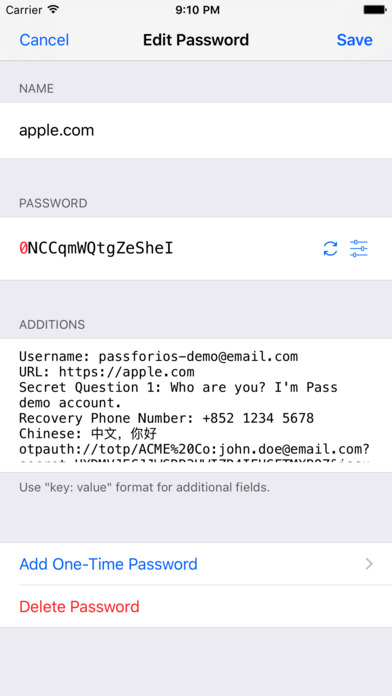 Pass - Password Store screenshot 4