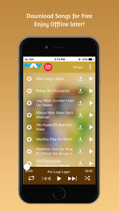 100 Lord Krishna Bhajans Songs screenshot 2