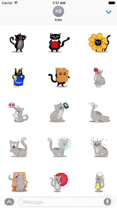 Many Cute Cats Sticker Pack screenshot 2