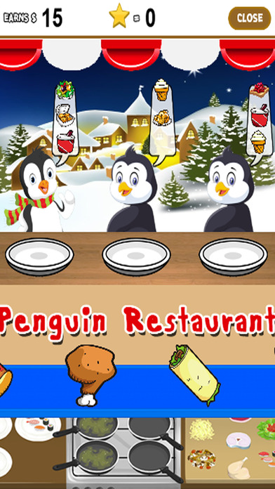 Cooking Games Penguin Restaurant Version screenshot 2