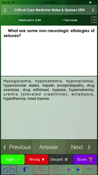 Critical Care Medicine Exam Prep 900 Flashcards screenshot 4