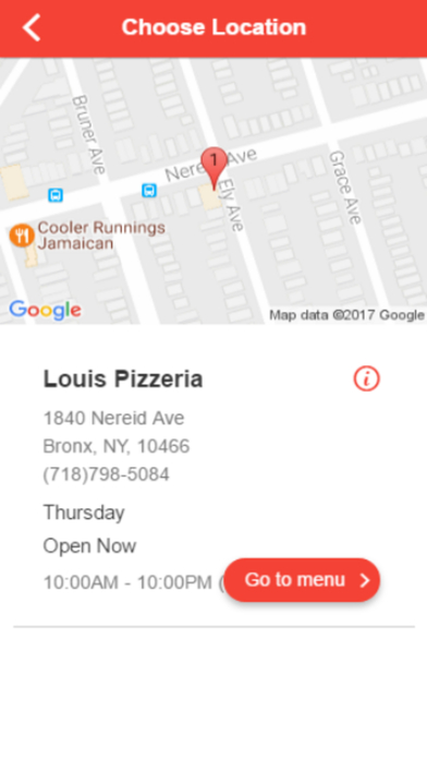 Louis Pizzeria screenshot 2