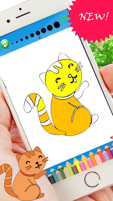 Cats And Kittens Coloring book For kids and Toddle screenshot 2