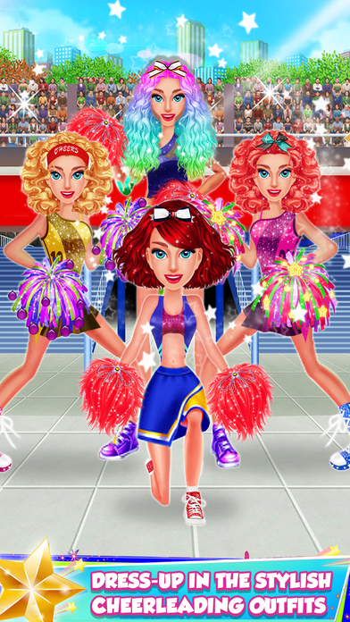 Cheerleader Dance Salon - Makeover Games for girls screenshot 4
