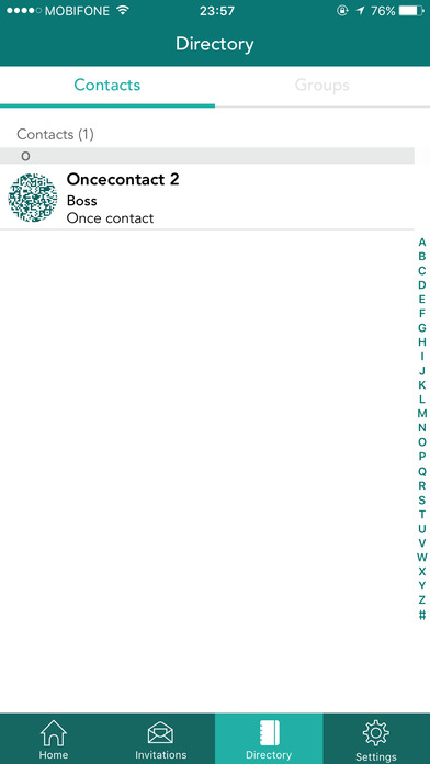 OnceContact screenshot 4