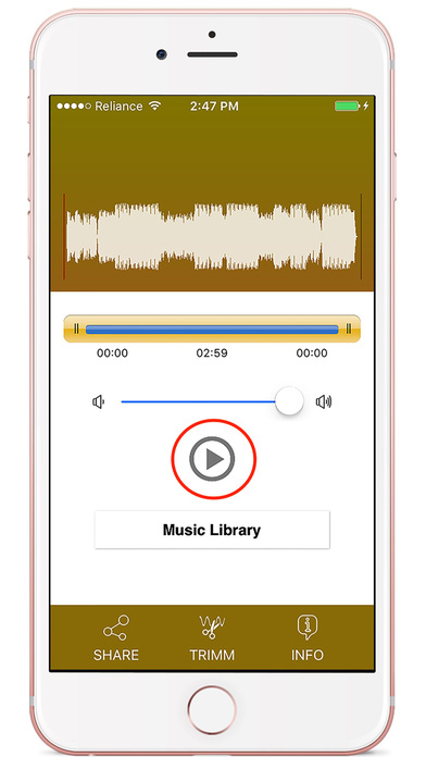 MP3 Cutter & Ringtone Maker for iPhone screenshot 3