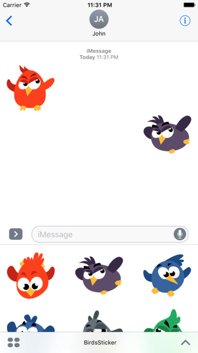 Birds Sticker screenshot 2