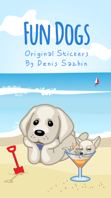 Dog Party - Funny Cute Dog Animated Stickers screenshot 2