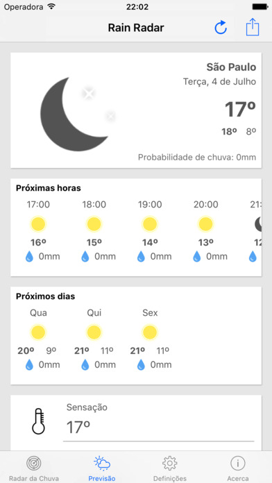 Rain Radar Brasil screenshot 2
