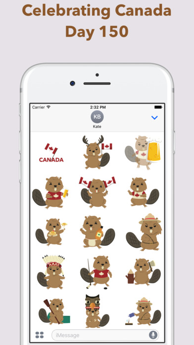 Canada Beaver Stickers screenshot 2