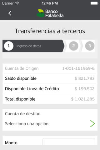 Banco Falabella Chile screenshot 4