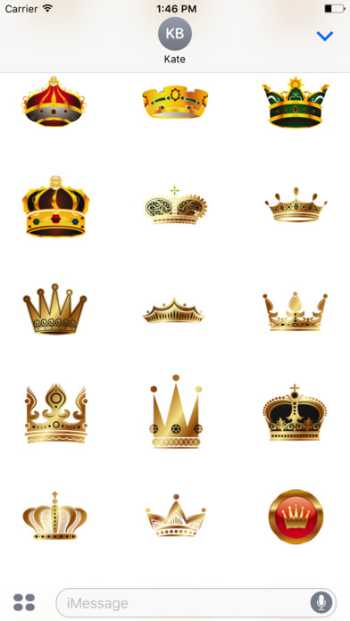 Crown Stickers screenshot 3