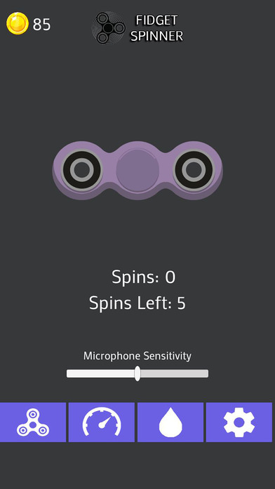 Scream fidget hand spinner use your voice to spin screenshot 3