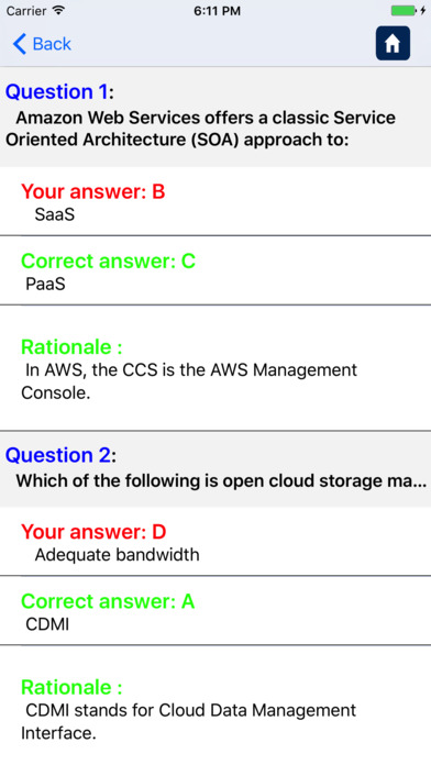 Cloud Computing Quiz screenshot 4